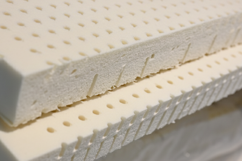 Components of a latex mattress