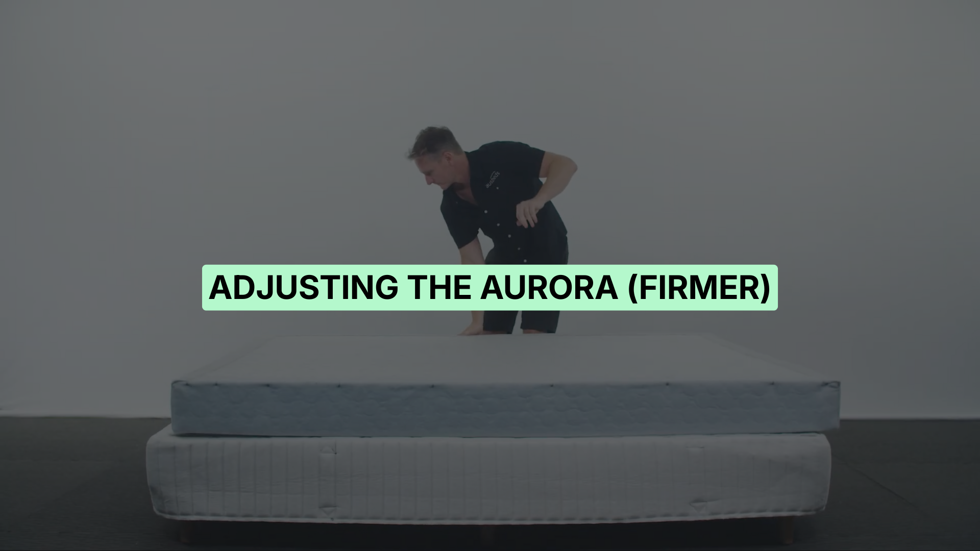 Adjusting the Aurora mattress (firmer)